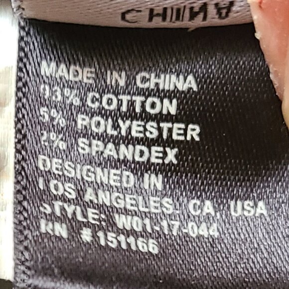 OLIVER LOGAN HIGH RISE TAPERED JEANS ANKLE SPLIT HEM DARK WASH STRETCH DENIM 25 - Picture 9 of 9